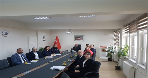 Kaymakamız Şenol Levent ELMACIOĞLU Başkanlığında Kadına Yönelik Şiddetle Mücadele Toplantısı Yapıldı.
