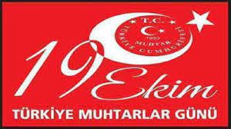 Kaymakamımız Şenol Levent ELMACIOĞLU’nun 19 Ekim Muhtarlar Günü kutlama mesajı...